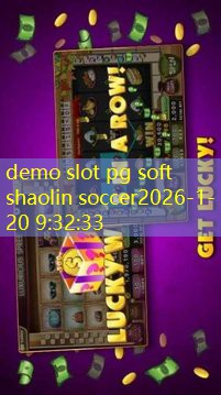 demo slot pg soft shaolin soccer